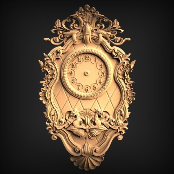 Clock Collection 3D CNC Router STL Pack: +145 STL Files - Image 2