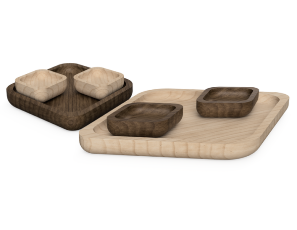 Rhombus Snack Trays DXF Files - Image 3