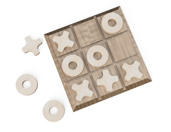 Tic Tac Toe DXF Files - Image 2